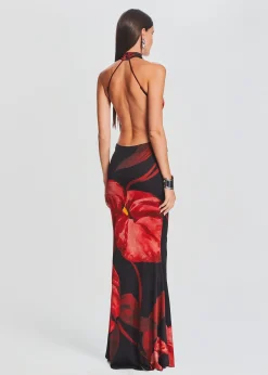 Retrofete Mabel Dress Red Anthurium Discount