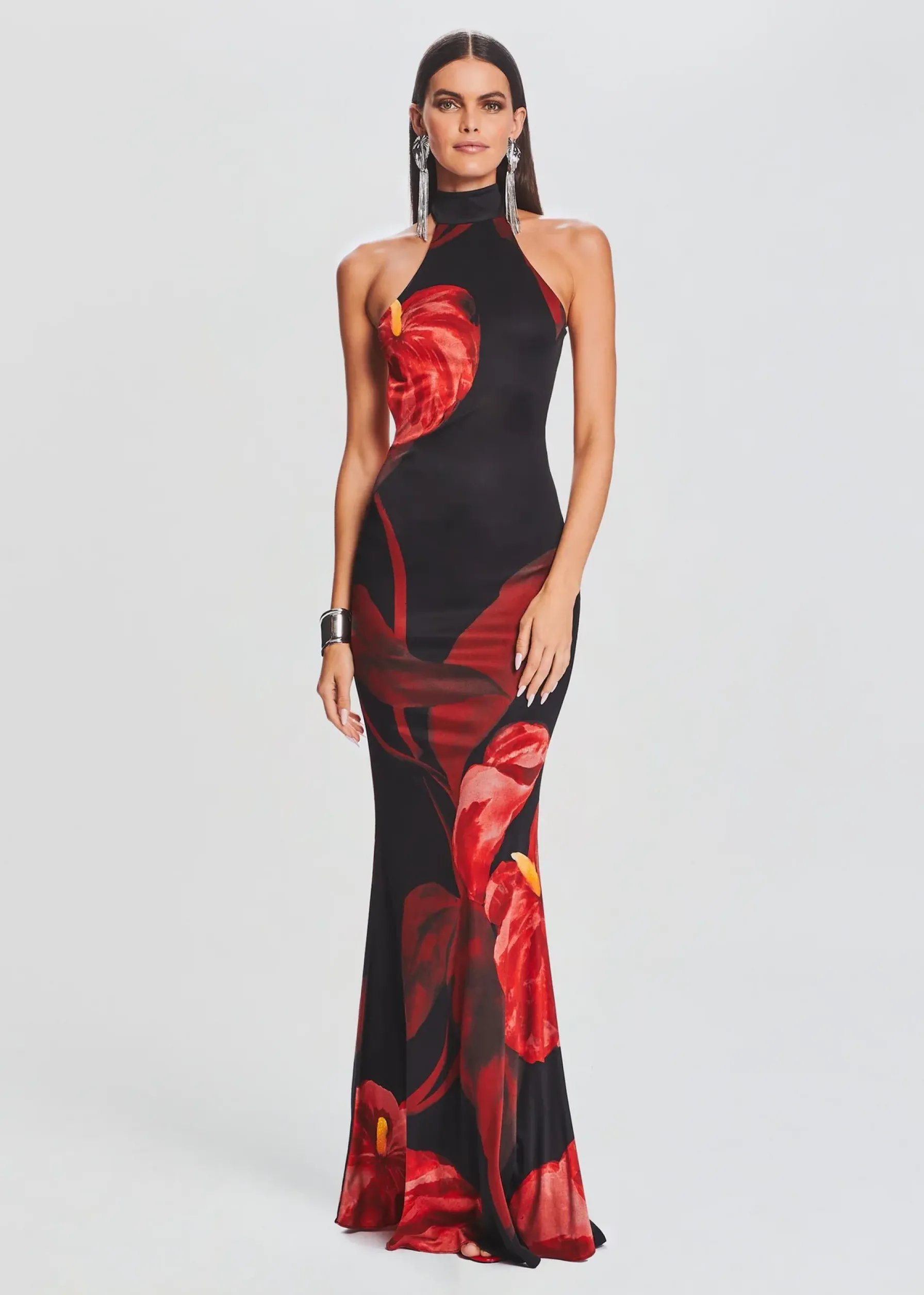 Retrofete Mabel Dress Red Anthurium Cheap