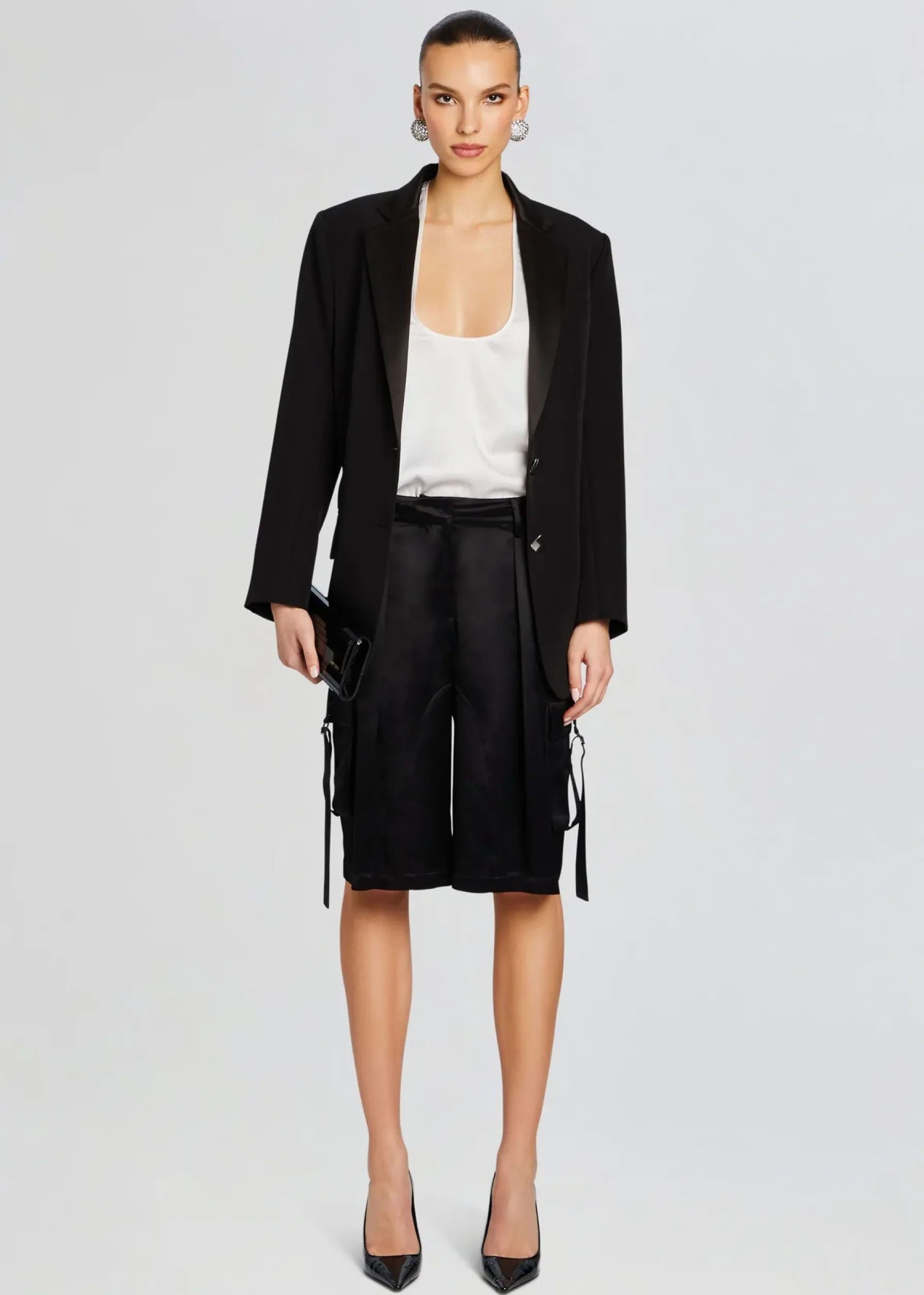Retrofete Mae Cargo Short Black Hot