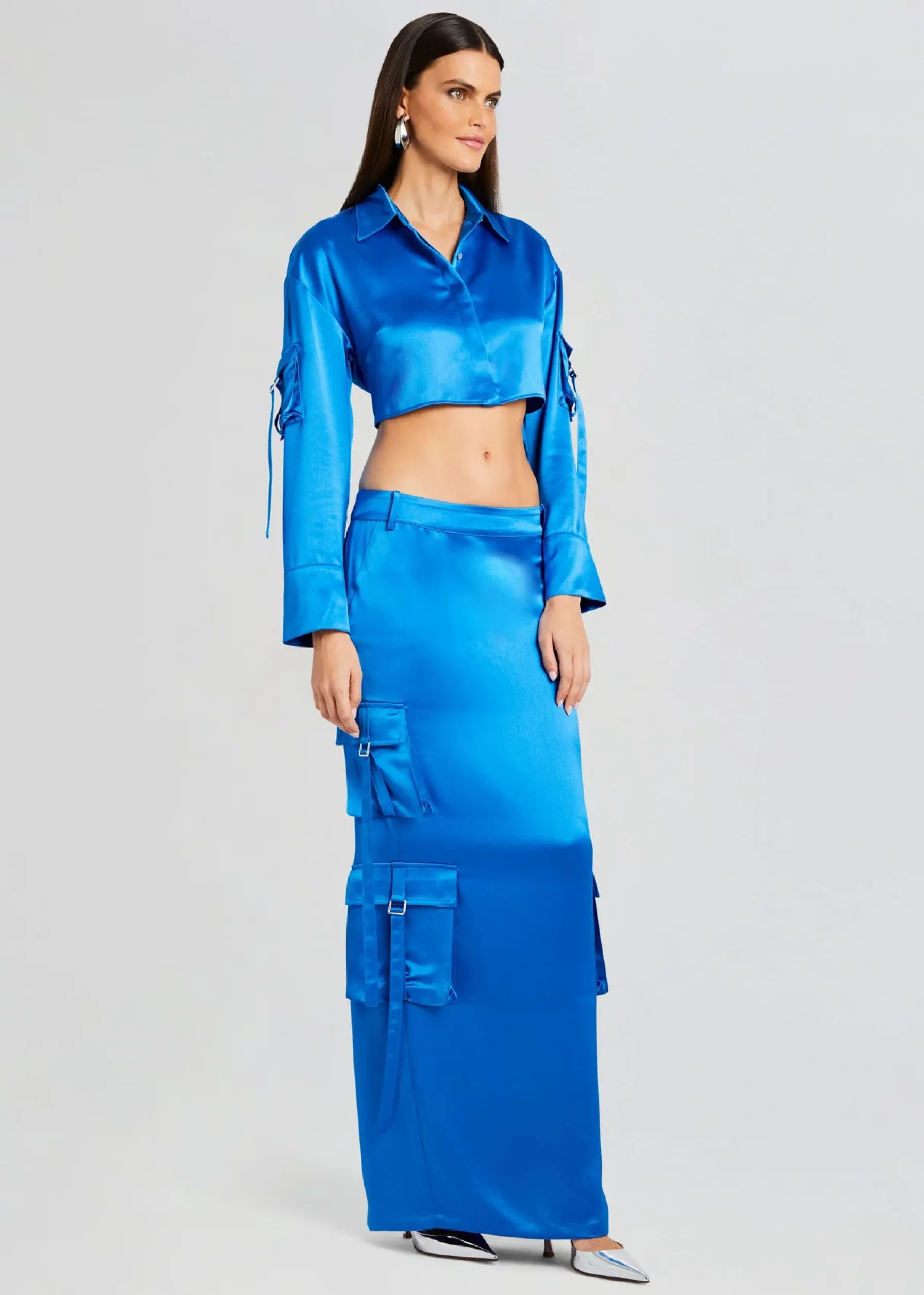 Retrofete Maelie Cargo Skirt Tropical Blue Best Sale