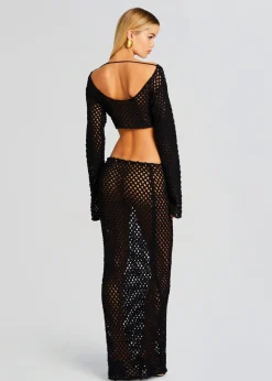 Retrofete Magen Knitted Shirt Black Fashion
