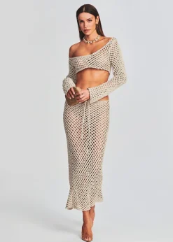 Retrofete Magen Knitted Shirt Ivory Clearance