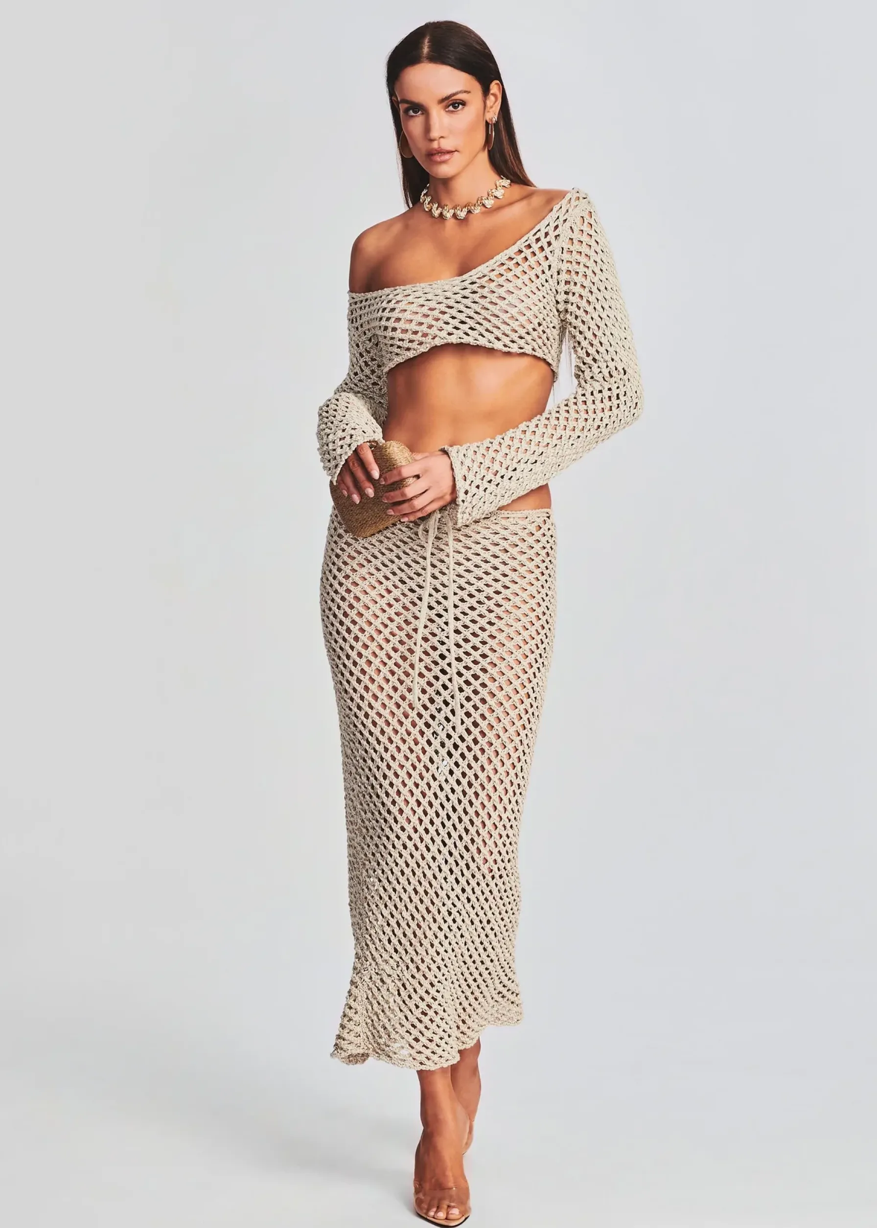 Retrofete Magen Knitted Shirt Ivory Clearance