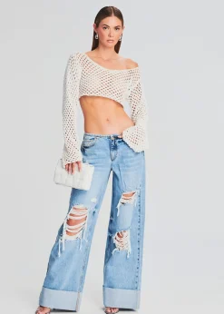 Retrofete Magen Knitted Shirt White Cheap