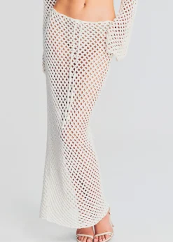 Retrofete Magen Knitted Skirt White Best Sale