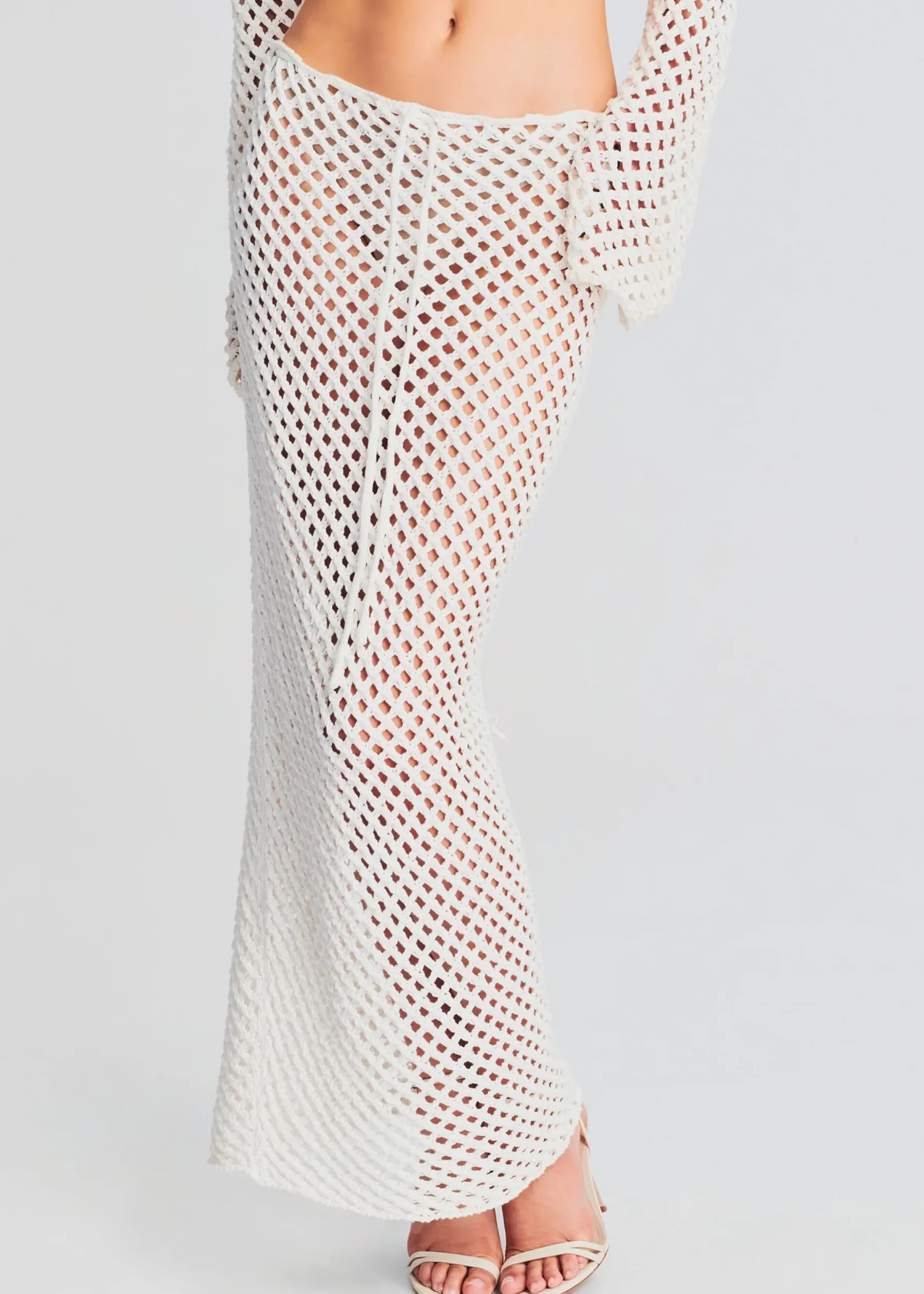 Retrofete Magen Knitted Skirt White Flash Sale