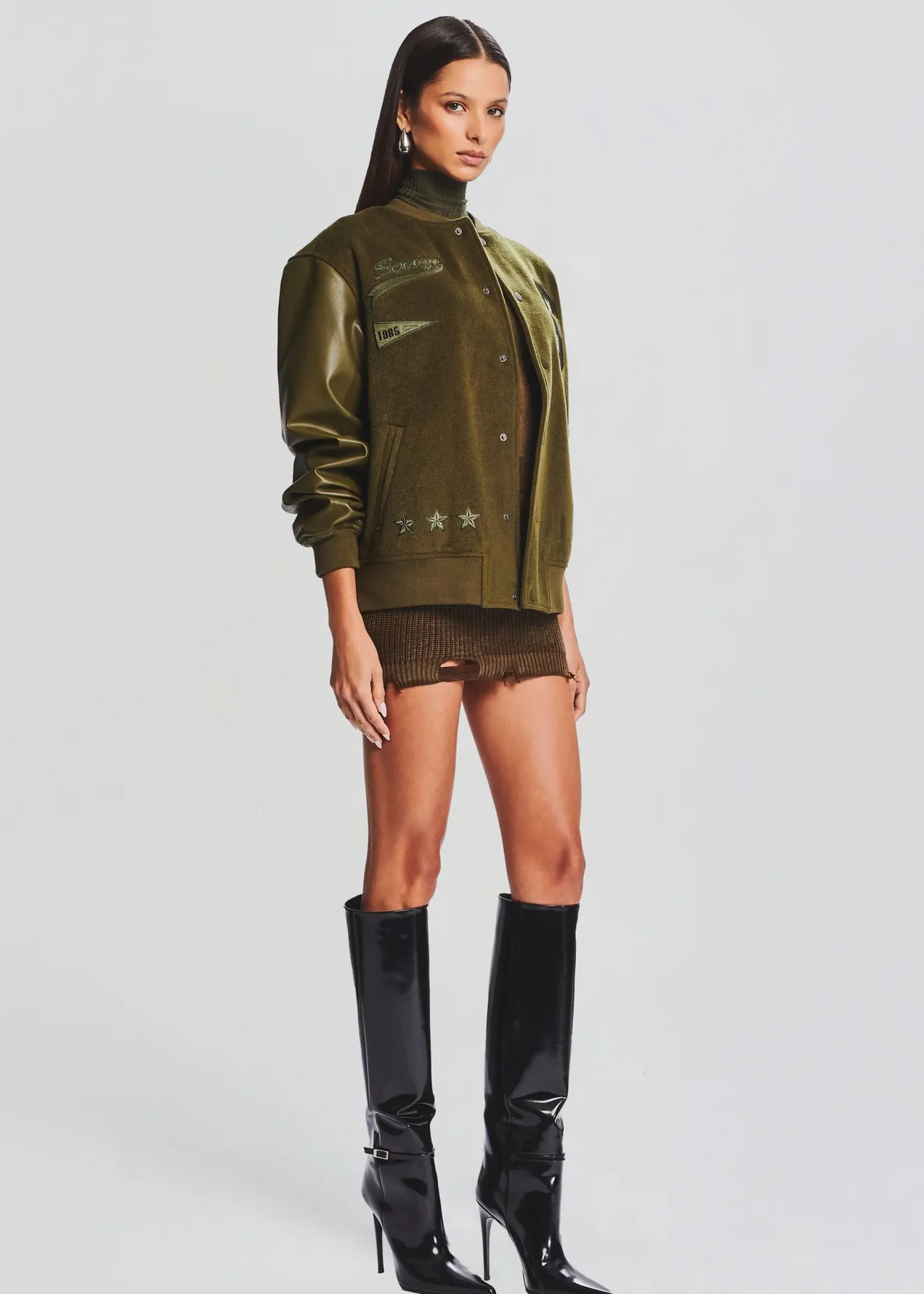 Retrofete Malcolm Bomber Jacket Fort Greene Clearance