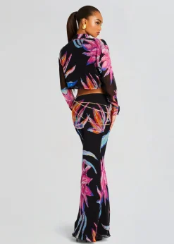 Retrofete Margo Crop Shirt Black Hot