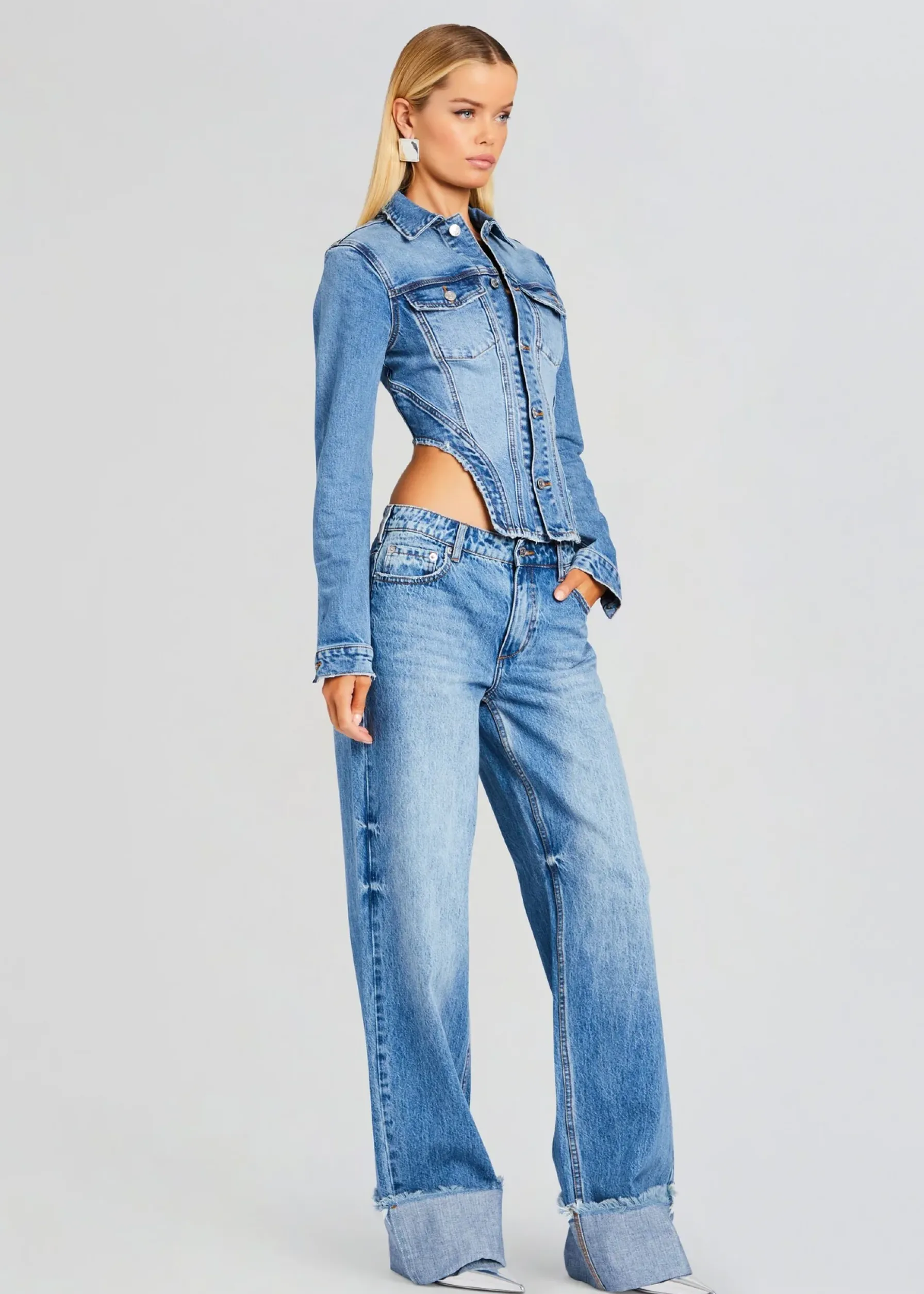 Retrofete Margot Cuffed Boyfriend Jean River Best Sale