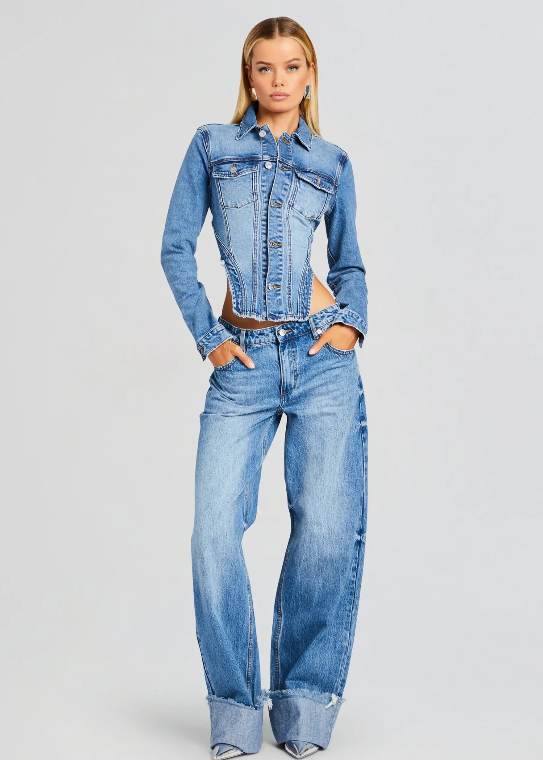 Retrofete Margot Cuffed Boyfriend Jean River Best Sale