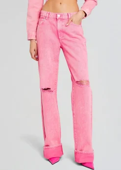 Retrofete Margot Cuffed Boyfriend Jean Malibu Pink Cheap