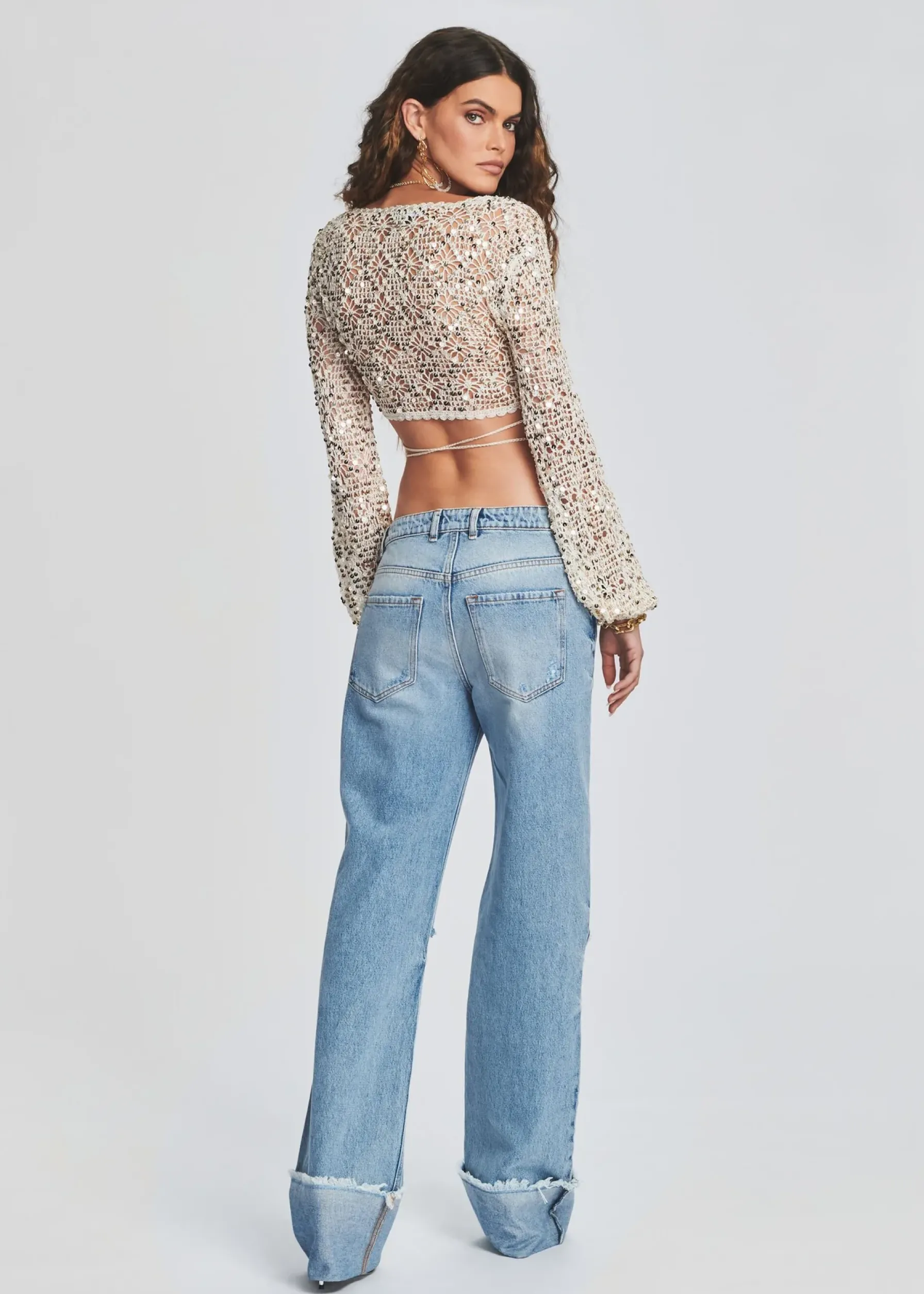 Retrofete Margot Cuffed Boyfriend Jean Coastline Discount