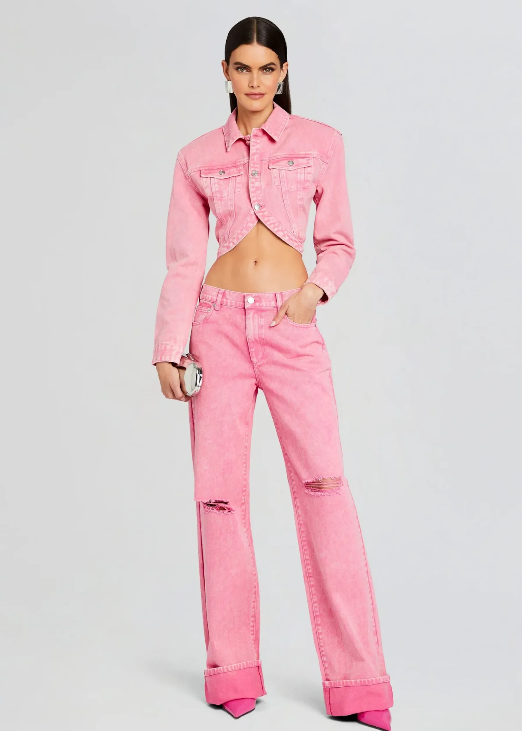 Retrofete Margot Cuffed Boyfriend Jean Malibu Pink Cheap