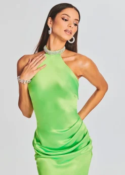 Retrofete Maria Dress Lime Punch Shop