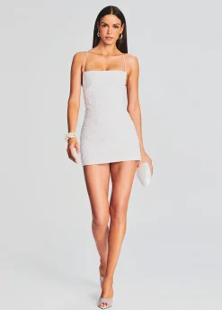 Retrofete Marin Pearl Dress White Pearl Discount