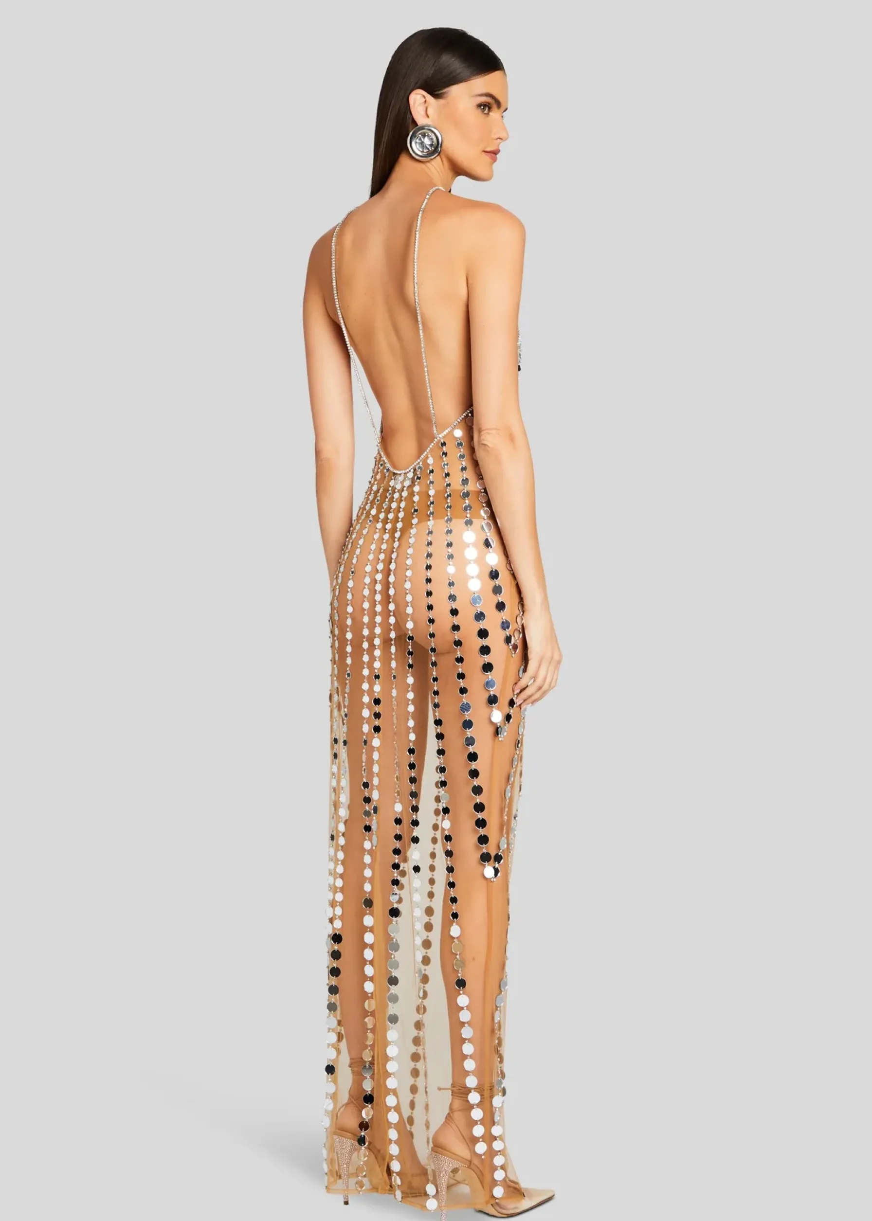 Retrofete Maris Embellished Dress Tannin Best