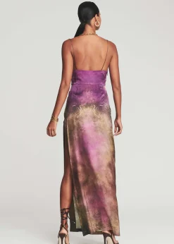 Retrofete Marlene Silk Dress Vintage Thunderstorm Best
