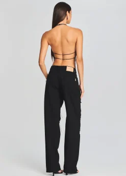 Retrofete Marlowe Jean Raven Black Flash Sale