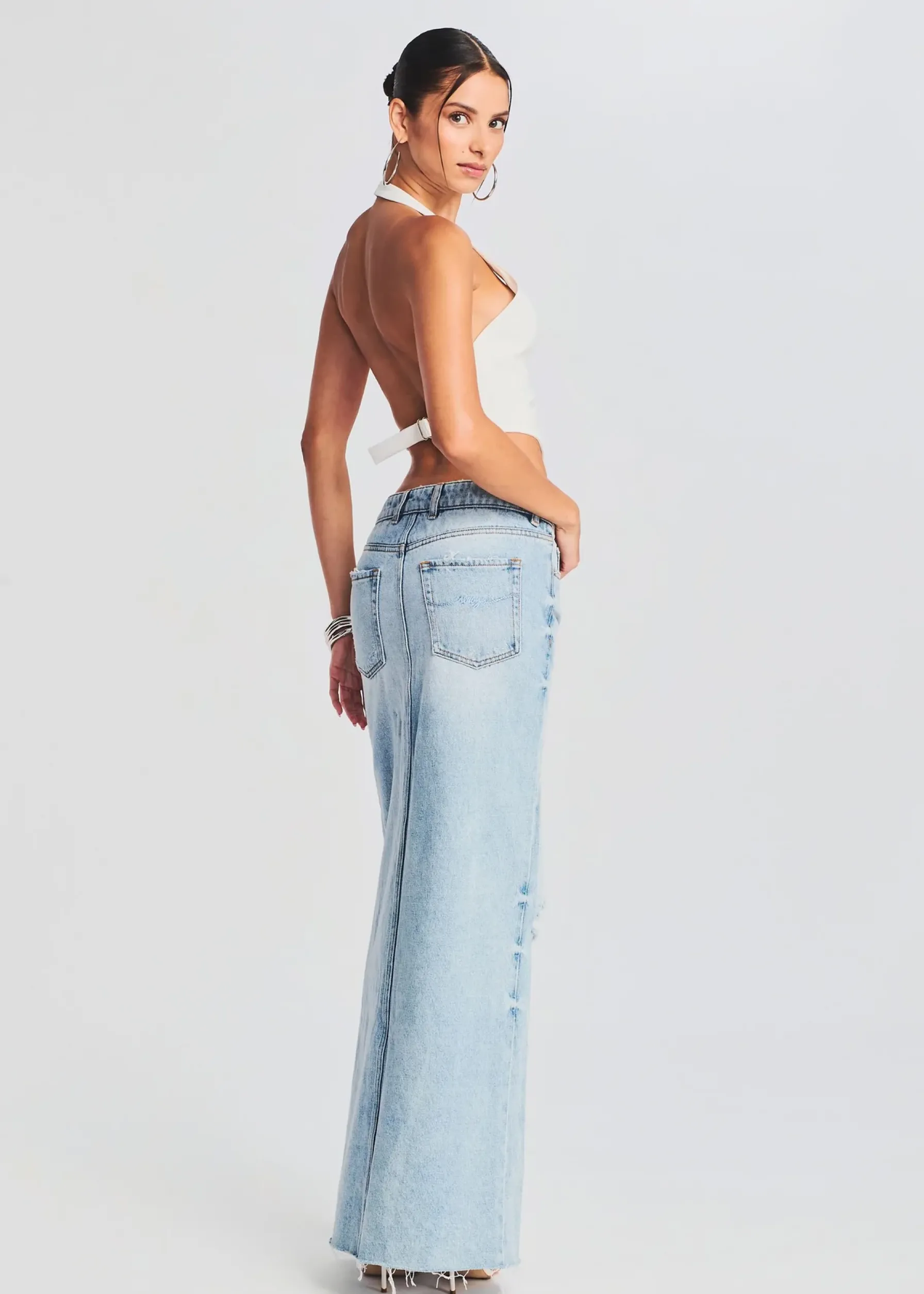 Retrofete Matilda Maxi Skirt Coastline Best Sale