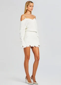 Retrofete Maude Sweater Dress Winter White Sale