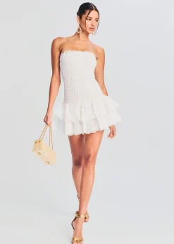 Retrofete Megan Short Dress White Fruition Best Sale