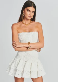 Retrofete Megan Short Dress White Online