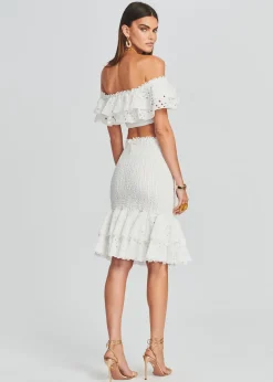 Retrofete Megan Short Dress White Online