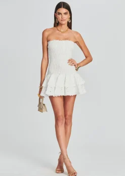 Retrofete Megan Short Dress White Fashion