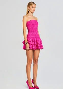 Retrofete Megan Short Dress Hot Pink Sale