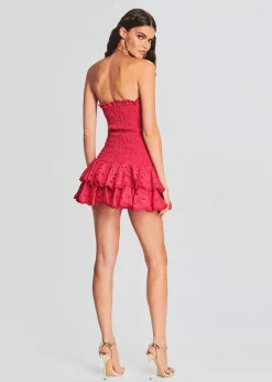 Retrofete Megan Short Dress Fuchsia Fruition Best Sale