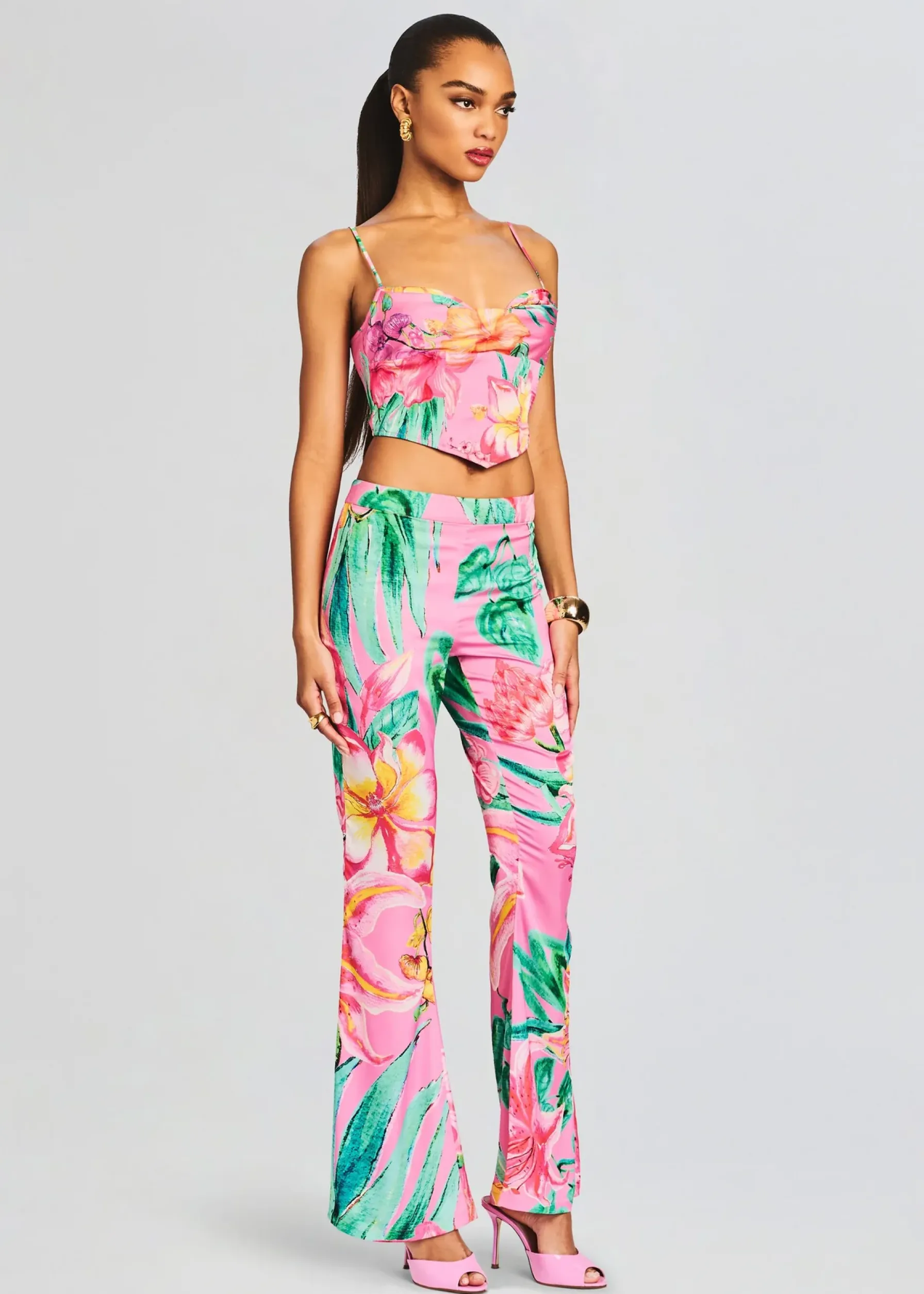 Retrofete Megan Top Pink Floral Cheap