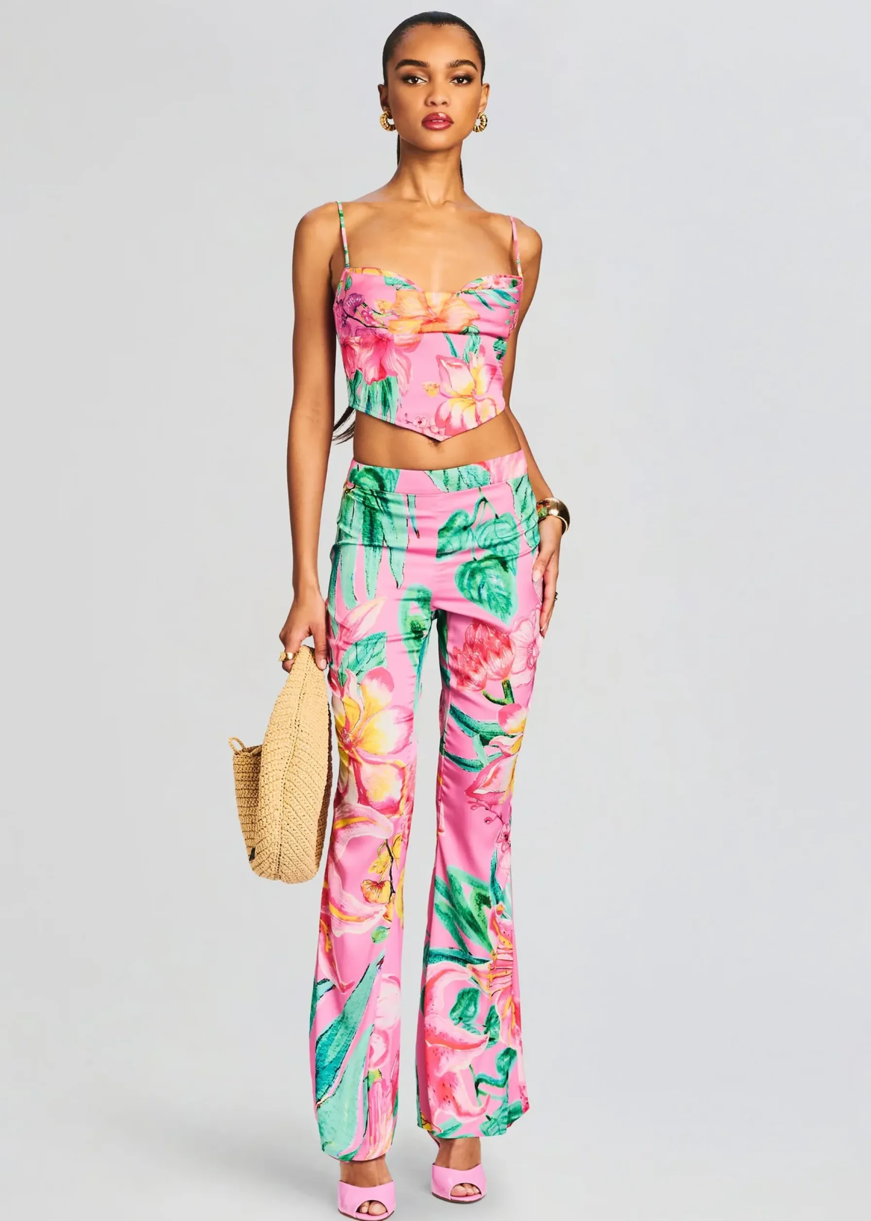 Retrofete Megan Top Pink Floral Cheap