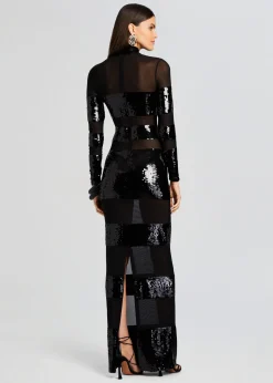 Retrofete Melina Sequin Dress Black Flash Sale