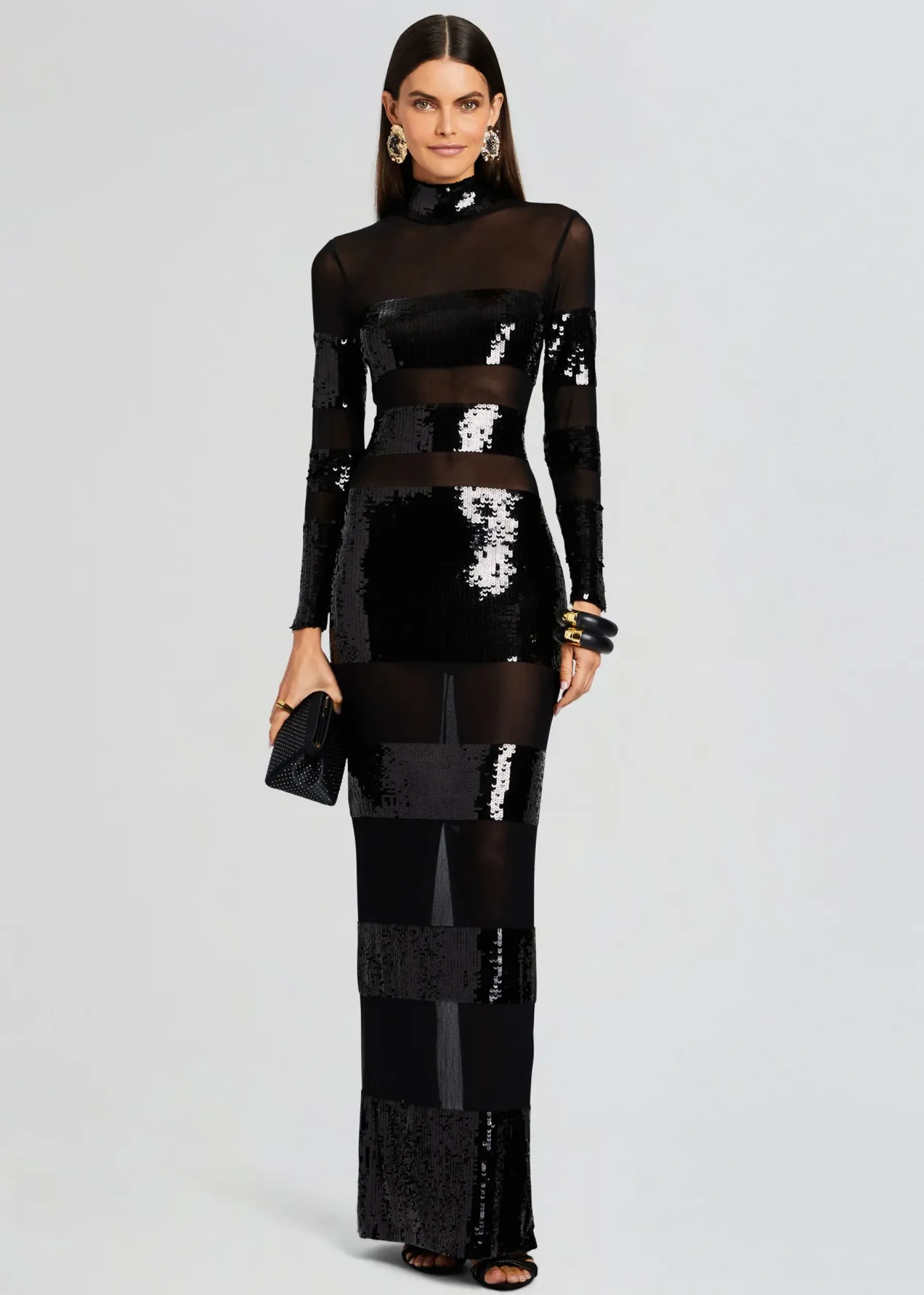 Retrofete Melina Sequin Dress Black Online