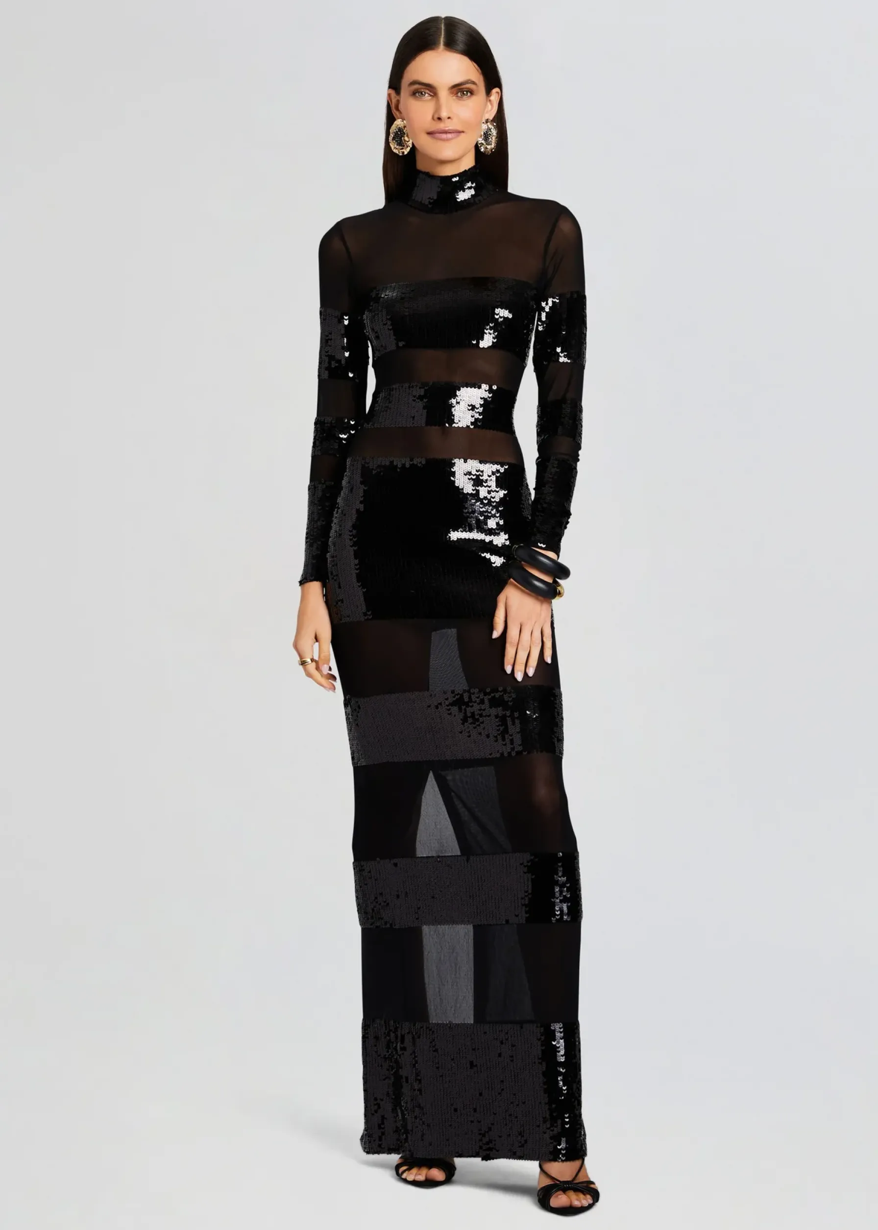 Retrofete Melina Sequin Dress Black Online