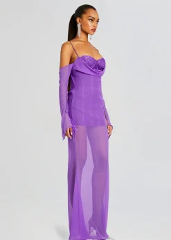 Retrofete Meredith Dress Amethyst Clearance