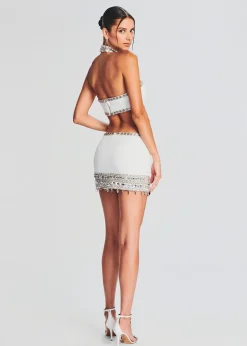 Retrofete Mervay Dress White Flash Sale