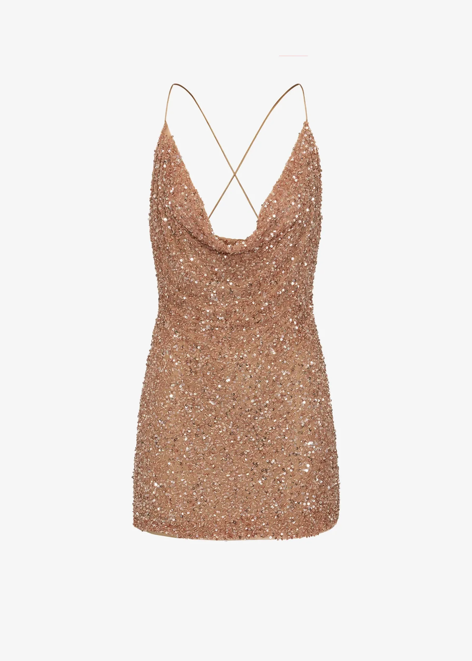 Retrofete Mich Sequin Dress Bronze Shop