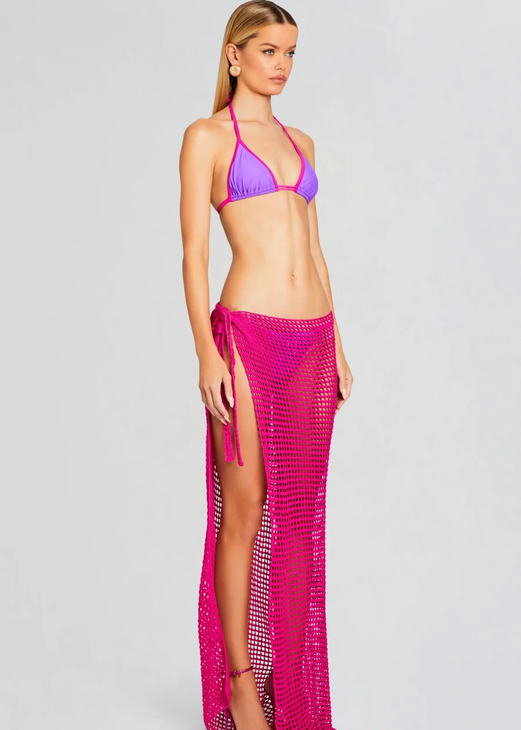 Retrofete Midi Net Sarong Hot Pink Cheap