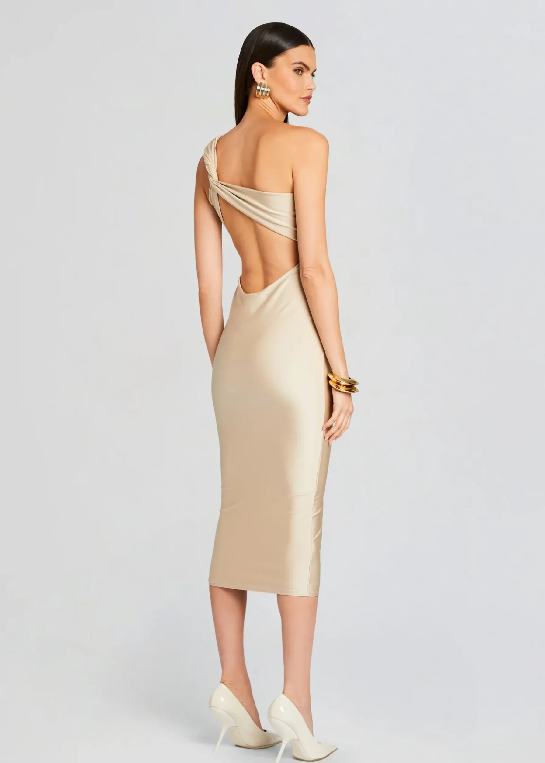 Retrofete Mildred Dress Gold Shop