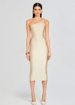 Retrofete Mildred Dress Gold Sale