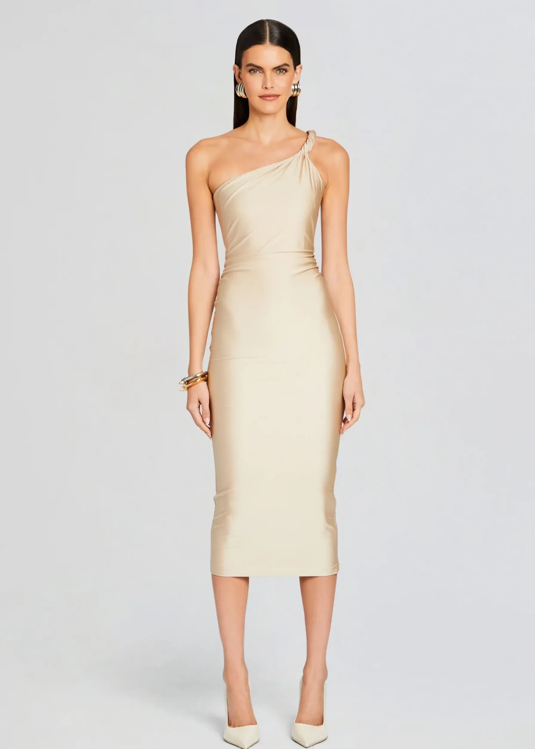 Retrofete Mildred Dress Gold Sale