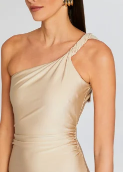 Retrofete Mildred Dress Gold Sale