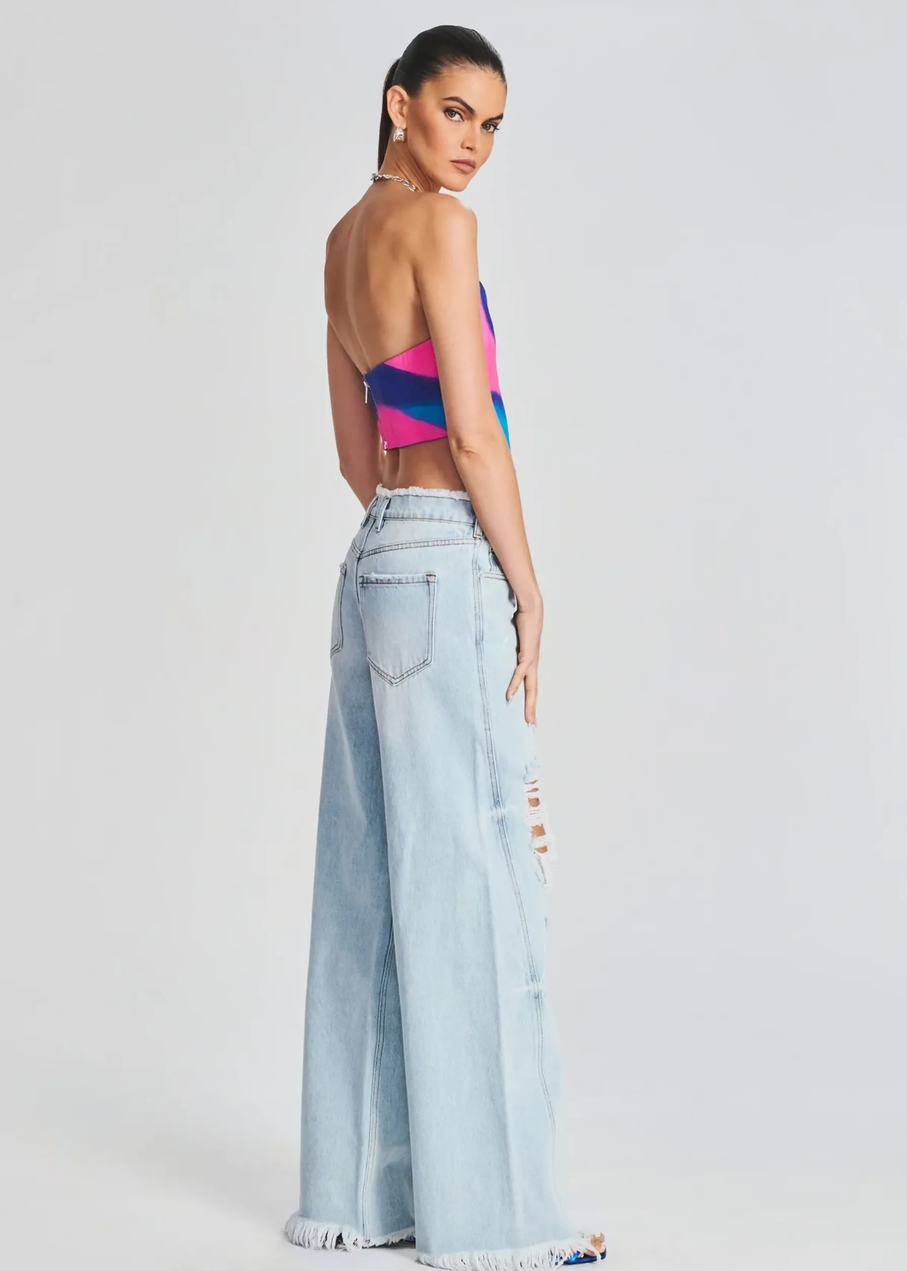 Retrofete Mountain Wide Leg Jean Skylight Clearance