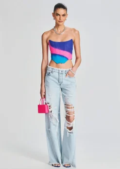 Retrofete Mountain Wide Leg Jean Skylight Clearance