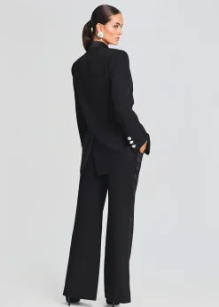 Retrofete Natal Blazer Black w/ Satin New