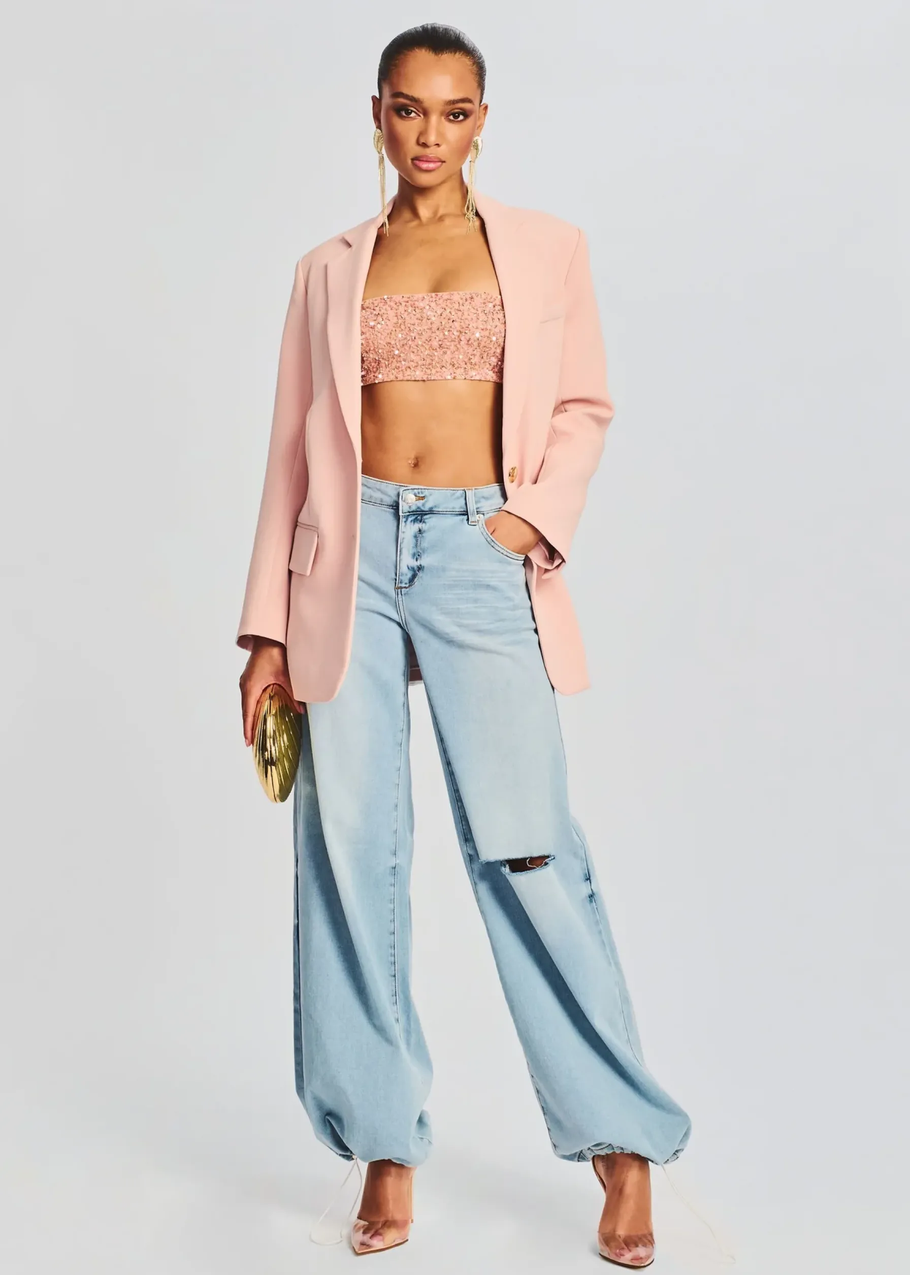 Retrofete Natal Blazer Dusty Peach Sale
