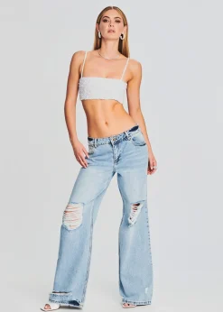 Retrofete Nikos Top White Pearl Store
