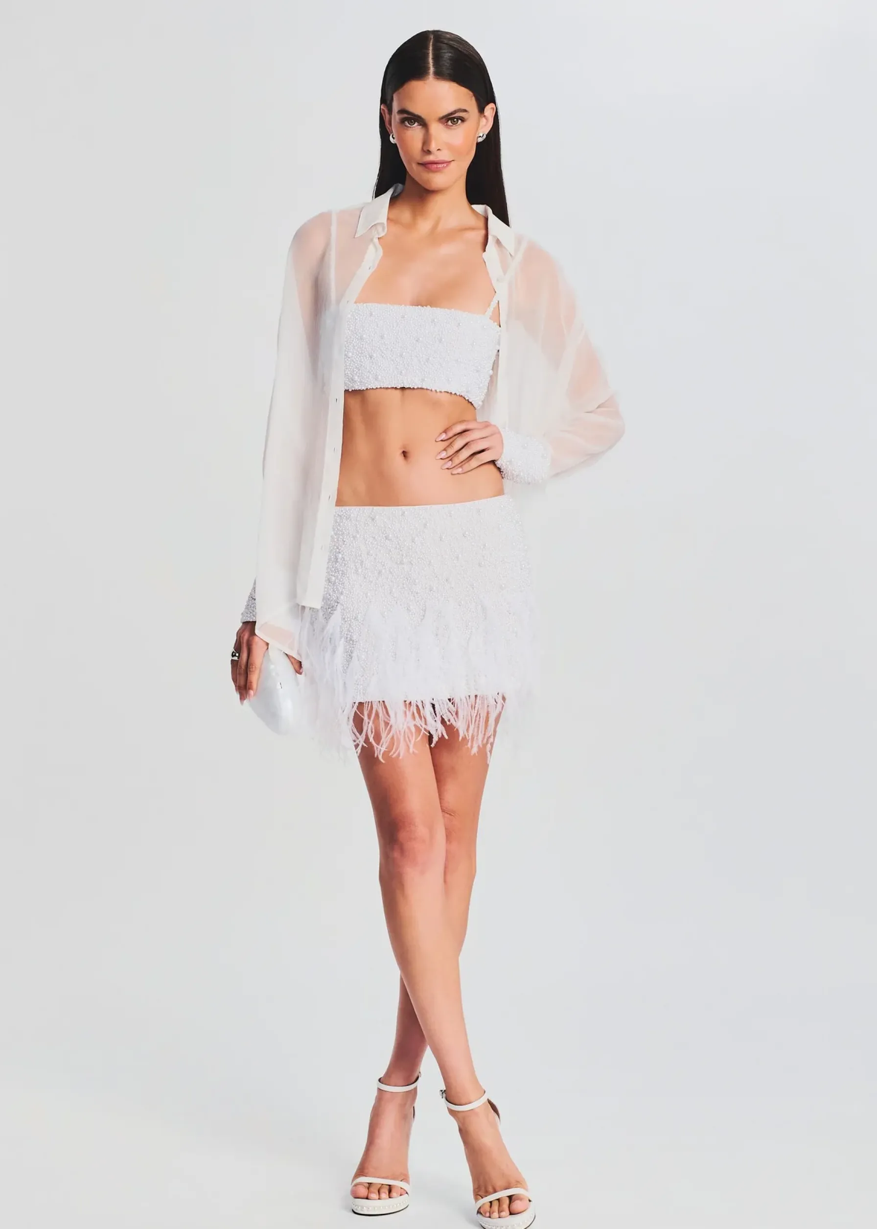 Retrofete Nikos Top White Pearl Cheap