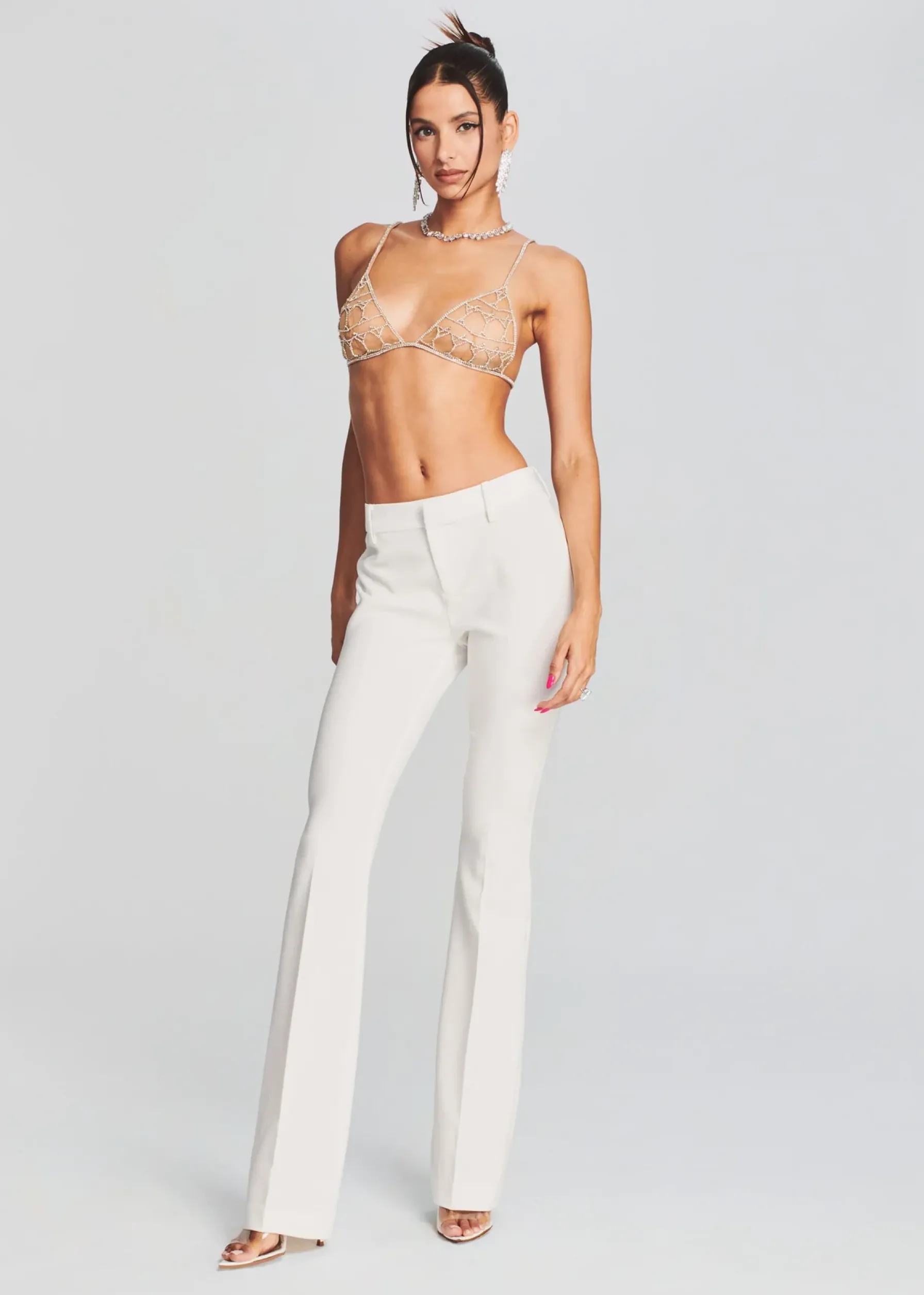 Retrofete Nina Pant White Clearance